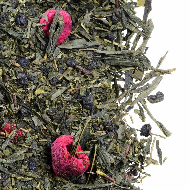 HERBATA ZIELONA AROMATYZOWANA ZIELONA MALINKA