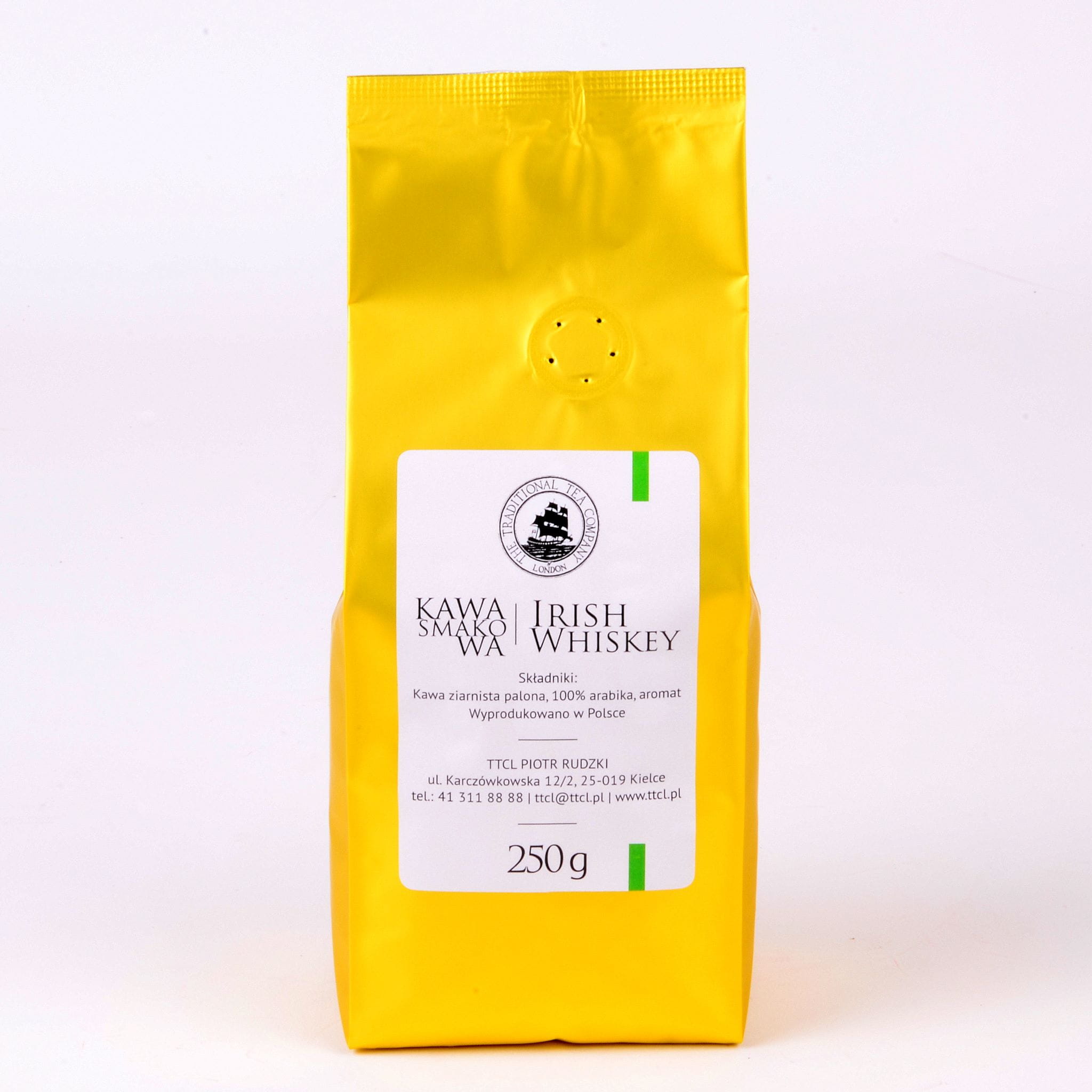 KAWA AROMAT.IRISH WHISKY OP. 250 G.