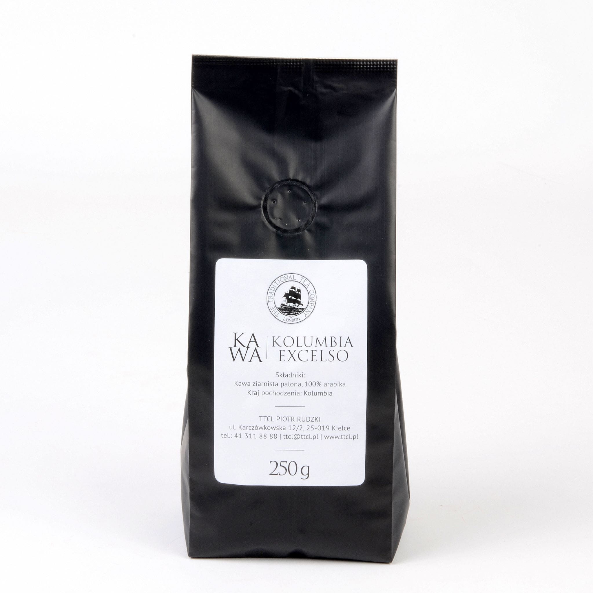 KAWA MIELONA ARABIKA KOLUMBIA EXCELSO OP. 250 g