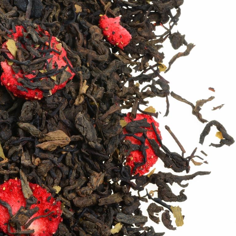 HERBATA PU-ERH AROMATYZOWANA TRUSKAWKA