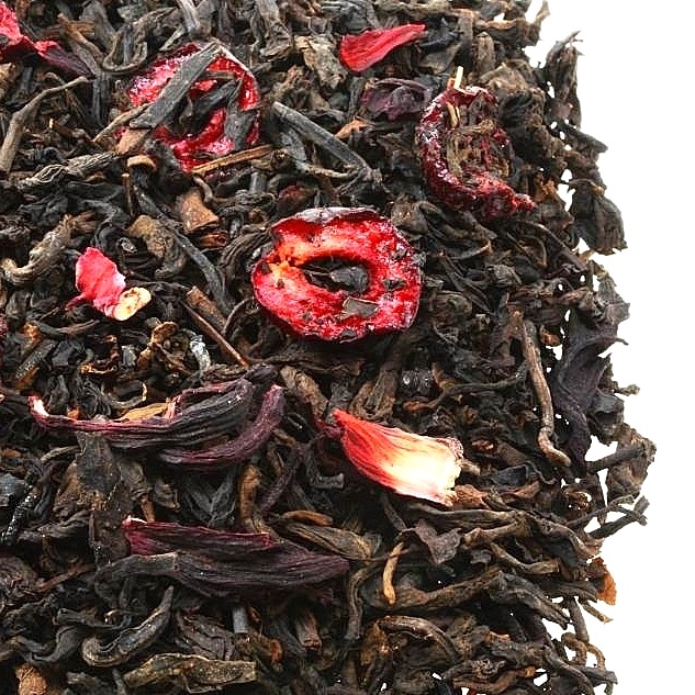 HERBATA PU-ERH AROMATYZOWANA WIŚNIE W RUMIE