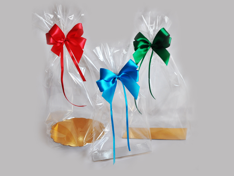 KOMPLET DO PAKOWANIA PREZENTÓW Z KOKARDKĄ DUŻY - obrazek 2