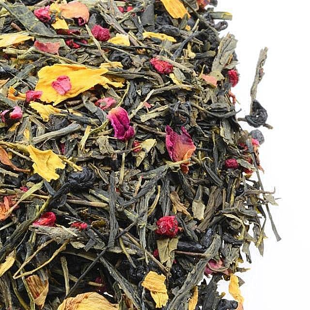 HERBATA ZIELONA AROMATYZOWANA RAJSKA MALINA