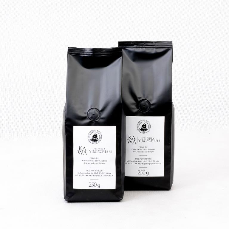 KAWA ARABIKA ETIOPIA YIRGACHEFFE OP. 250 G.