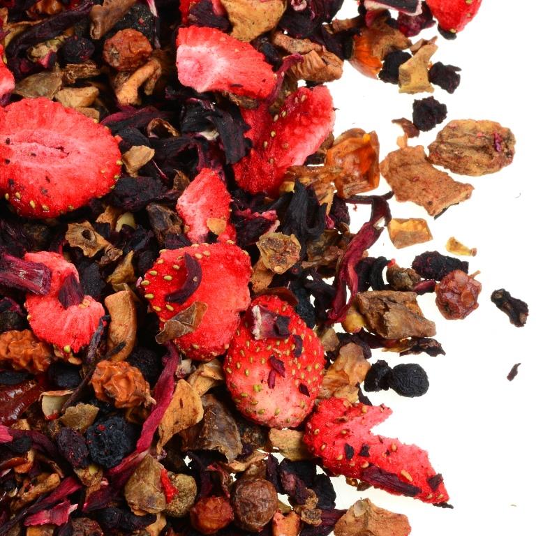 HERBATKA OWOCOWA AROMATYZOWANA KREMOWA TRUSKAWKA