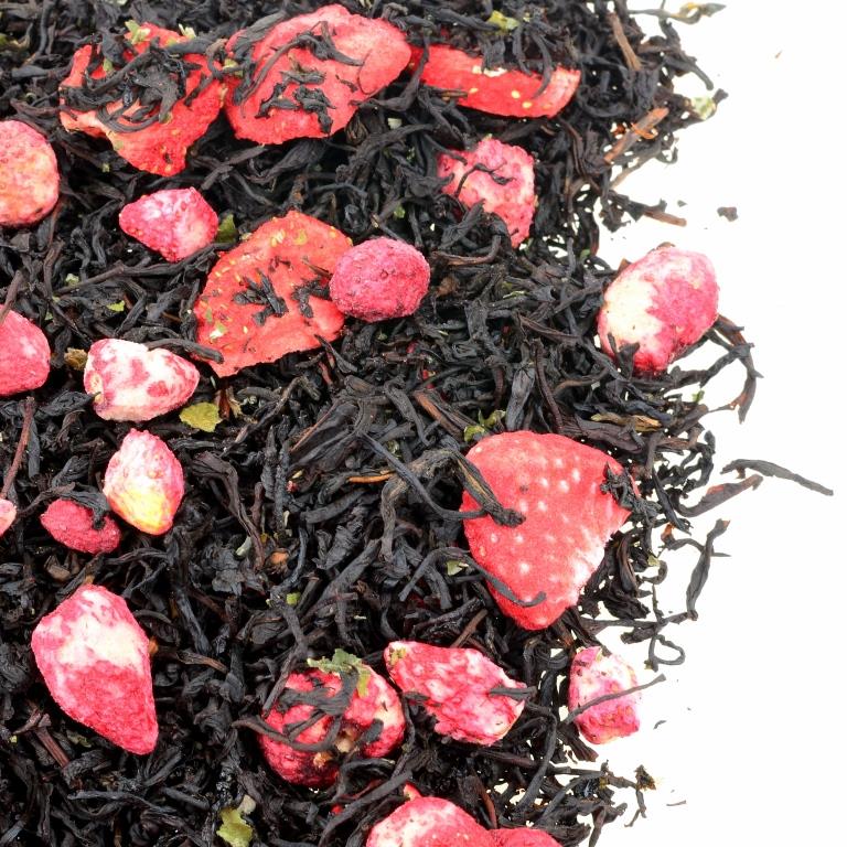 HERBATA CZARNA AROMATYZOWANA POZIOMKA & TRUSKAWKA