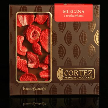 CZEKOLADA MLECZNA Z TRUSKAWKAMI 85 G