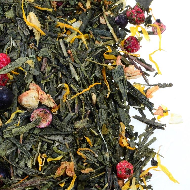 HERBATA ZIELONA AROMATYZOWANA ZIELONA PORZECZKA