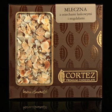 CZEKOLADA MLECZNA Z ORZECHAMI I MIGDAŁAMI 85 G