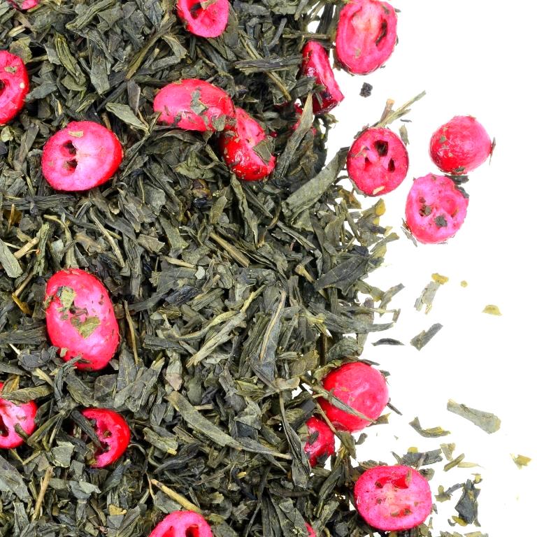 HERBATA ZIELONA AROMATYZOWANA SENCHA & ŻURAWINA